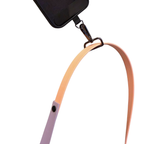 Handykette aus Biothane - Flieder/Peach